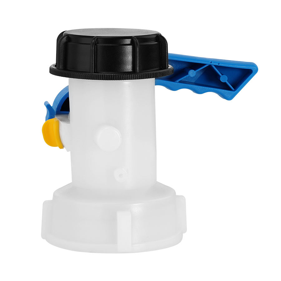 Xinzhou IBC Tank 75mm Butterfly Valve DN50 Adapter Connectoribc Ibc Tank Fittings With TPV Gasket Inside IBC Butterfly Valve