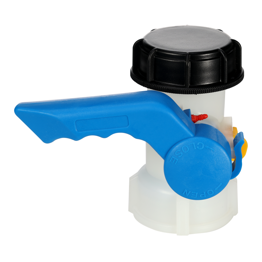 Xinzhou HT Coupling 62mm 75mm 80mm IBC Butterfly Valve Manufacture IBC Valve for IBC Tank